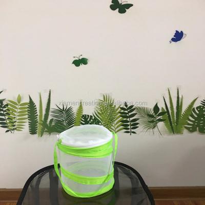 China Viable Automatic Cylinder Shaped Pet Insect Watch Cage Butterfly Habitat Cage for sale