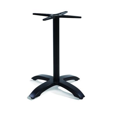 China Foshan coffee table furniture metal legs Table French outdoor black table base aluminum base for sale