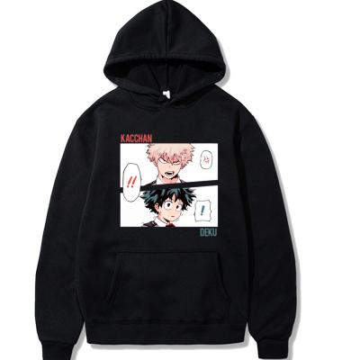 China Breathable My Hero Academia Hoodies Men Anime Streetwear Sweatshirt Hip Hop Graphic Hoodie for sale