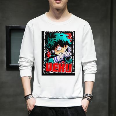 China Japanese Anime Harajuku Design Anti-wrinkle My Hero Academia Bakugo Katsuki Printed Crewneck Sweater for sale