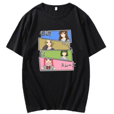 China Breathable Japanese Anime Horimiya Men Printing Cartoon Hori San To Miyamura Kun Cute Pattern Unisex T-shirt for sale