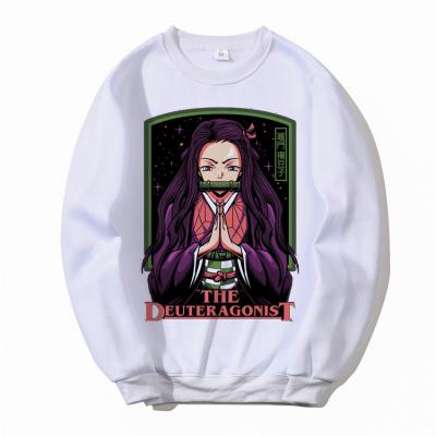 China Japanese Anime Harajuku Design Demon Slayer Blade Tanjiro Anti-wrinkle My Wife Zenyi Printed Crewneck Sweatshirt for sale