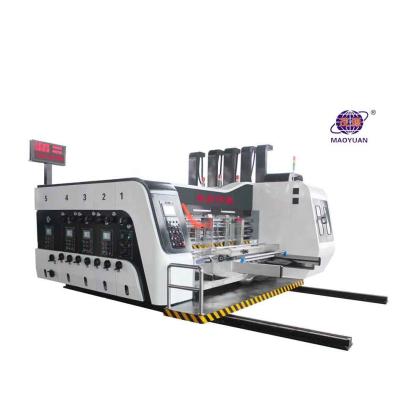 China Corrugated Cardboard Box Carton Boxl Printing Machine Printing Machine With Slotter High Speed ​​Automatic Printing Slotting Die Cutting Machine for sale