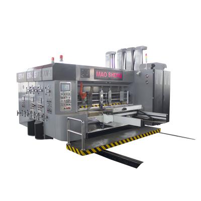 China Cardboard Flexo Corrugated Box Printing Hot Selling Automatic Flexographic Corrugated Printing Slotting Die Cutting Machine for sale