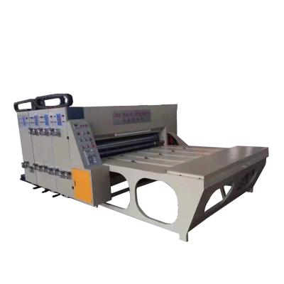 China Cardboard Flexo Corrugated Box Printing Semi-automatic Flexo Ink Printing Slotting Die Cutting Machine for sale