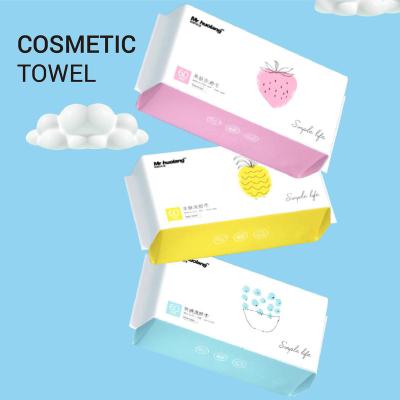 China Factory sale hypoallergenic disposable face wash cotton cloth dry towel for sale