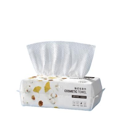 China Wholesale Custom Nonwoven Cosmetic Hypoallergenic Facial Tissue Disposable Clean Towel for sale