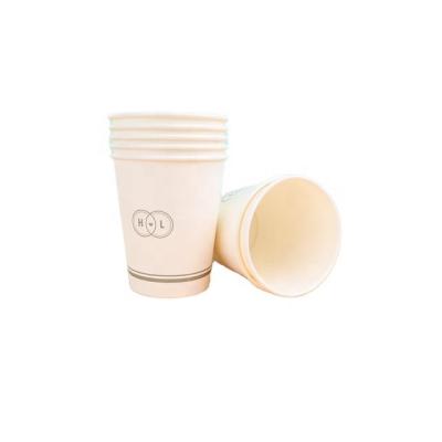 China Paper+PE Polyethylene Wholesale Customized 50 Pieces Disposable Paper Cup 250ml for sale