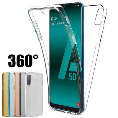 China 360 Degree Shockproof Full Body Clear Soft Tpu Silicone Phone Case For Samsung Galaxy S20 S22Ultra S21FE S10Plus S7 S6 Edge S9 S8 for sale