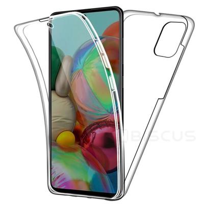 China Dual Anti-drop Case For Samsung Galaxy A50 A70 A51 A71 A20 A40 A41 A31 A21 A01 360 Shockproof Protective Gel Case Cover for sale