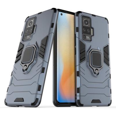 China Shockproof Armor Car Ring Stand Phone Hybrid Shockproof Case For VIVO X50Pro X30 Z6 S6 V17 Y19/U3/Z5I/Y5S S5 Stand Bracket Back Cover for sale