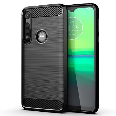 China Brushed Texture For MOTO E7/E7Edge+/G Stylus/G8 Play/G7 Power/Z4 Carbon Silicone Soft Full Fiber Mobile Phone Force TPU Protective Case Cover for sale