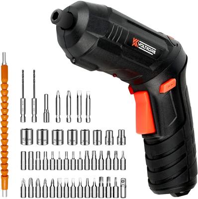 China Vertak Portable Multifunctional Cordless Rechargeable 3.6V Battery Power Screwdriver Metal Electric Kit for sale