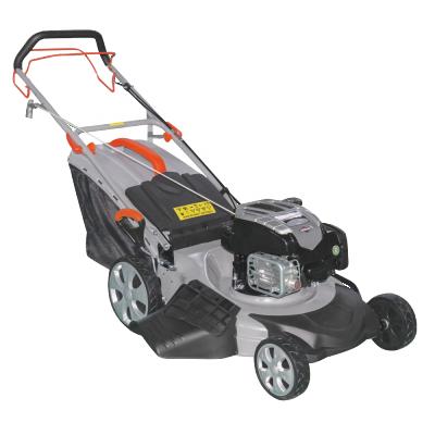 China Grass Box Vertak 196CC Petrol Gas Lawn Mower Self Propelled Petrol Grass Engine For Garden Sale for sale