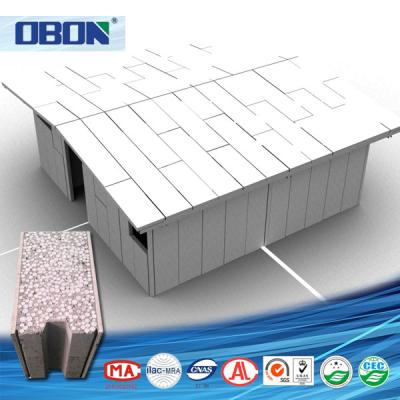 China OBON Modular Prefab House To Traditional Fast Assemble Sandwich Cement Panel EPS for sale