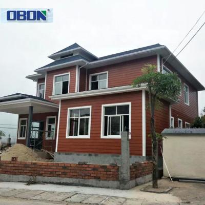 China Light Steel Luxury Prefab Housing Building Xiamen OBON Prefab Villa for sale