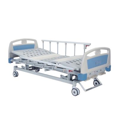 China Nursing five function hospital crank hospital bed electric hospital bed 3 bed hospital bed ABS bed for sale