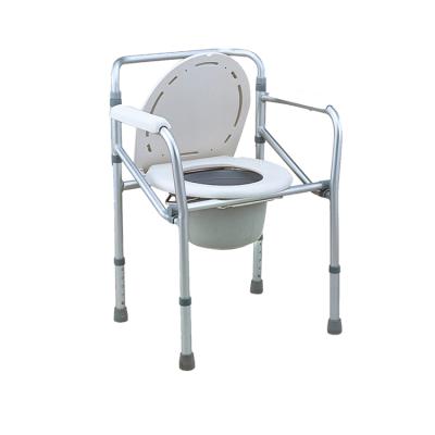 China Multifunctional Medical Use Commode Steel Folding Adjustable Chair KL-FS894L for sale