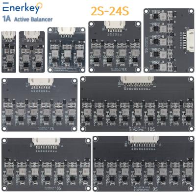 China 1A 2S - 24S Active Balancer BMS Lithium Lifepo4 Battery Inductive BMS Balance Board for sale