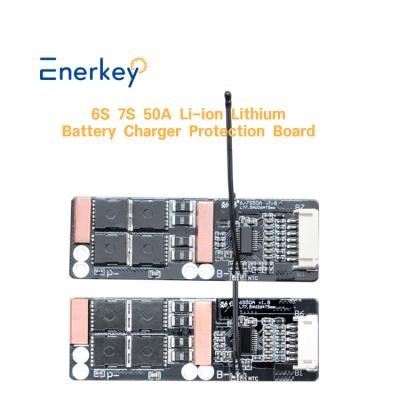 Cina Immagazzinamento di energia Batteria al litio BMS 6S 7S 50A per triciclo elettrico Bms 24V in vendita