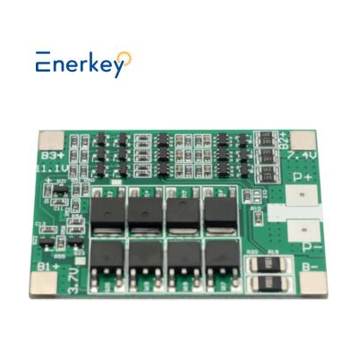 China Enerkey 3S 25A placa de protección de la batería de litio BMS/PCM/PCB de polímero lipo para 3s 18650 Batería de iones de litio en venta