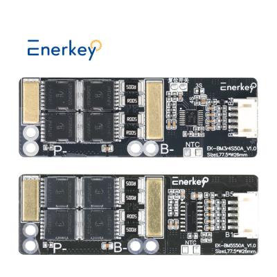 중국 에너키 3s 4s 5s 50A BMS 14.4V 14.8V 리?? 이온/리?? / 리-폴리머 12V 12.8V 배터리 팩 판매용