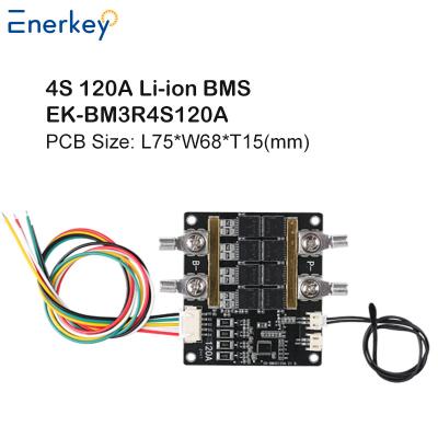 China Enerkey BMS 4S 12V 120A LiFePO4 3.2V Battery Protection Board with Balance BMS for 18650 Battery Pack 12V for sale