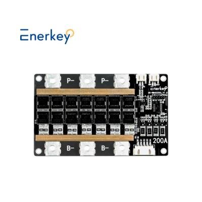 China Enerkey Hardware BMS 4S 12V 200A Lifepo4 ion de litio Lto Batería BMS para almacenamiento de energía solar en venta