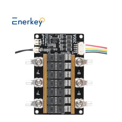 China Enerkey BMS 4S 12V 200A Li-ion 3.2V Battery Protection Module PCB Protection Board with Balance for sale