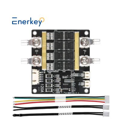 China Enerkey 3S BMS 12V 120A Li-ion LifePo4 Batería de litio Junta de protección Balance de alta corriente de arranque del coche BMS en venta