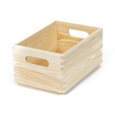 China Europe Souvenir Small Unfinished Cheap Simple Unfinished Souvenirs Wooden Crates for sale