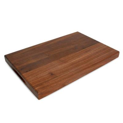 China Sustainable Countertop Block Edge Grain Walnut Wooden Reversible Cutting Board 18x12 for sale