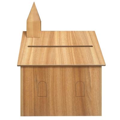 China Handmade Church Design Shape Fixture New Displays Collection Wooden Idea Box for sale