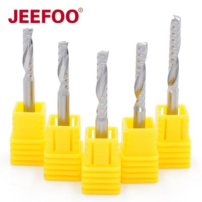 China Cutting A Flute Milling Cutter Endmill CNC Spiral Mill Engraving Tools Wood Router Bit AA Series for sale