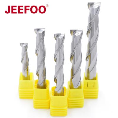 China 10mm Flute Milling Cutter Spiral CNC Router Bit 12mm Double Edge Cutting For Acrylic PVC for sale