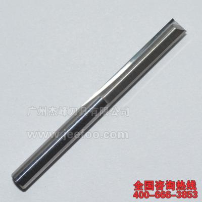 China Carbide Two Straight Flute Solid Bit 4*22 Cut For Multilayer Board, Plywood, MDF, Foam for sale