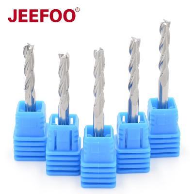 China Cutting 4mm Three Flute Spiral Engraving Cutters Drill Bit Carbide Tool Bit For Carving Wood CNC Router Machine for sale