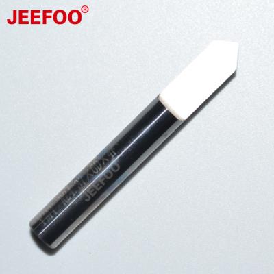 China Jeefoo 3.175*90Degree*0.2 Endmill Single Groove Flat Bottom Cutting/Cutting Tools/V Shape Engraving Bit/PCB Cutters for sale