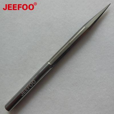 China Cutting 6*60H*0.5*15Degree*100L Tungsten Carbide 2 Flutes Tapered End Mill / Flat Taper End Mills for sale