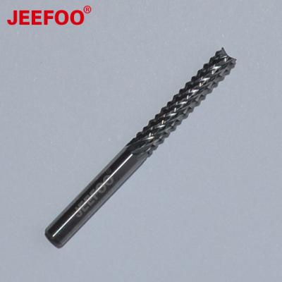 China Cutting 4*22mm PCB Cutter, PCB CNC Router Bits, Carbide Cutting Tools Wear Resistance for sale