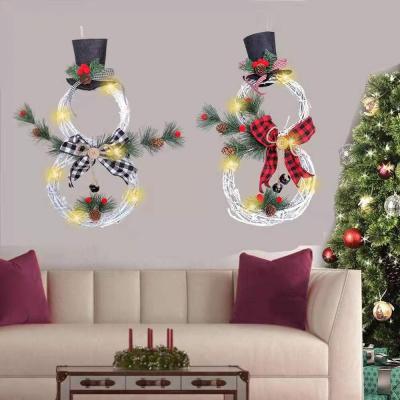 China Hand made hotsale wholesale Christmas nature pine cone garland decoration for indoor and outdoor use decorative flowers and garlands for sale