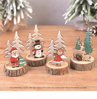 China Hot-selling Hand Made Christmas Tree Christmas New Products CIA Christmas Tree Wooden Table For Home Decoration for sale