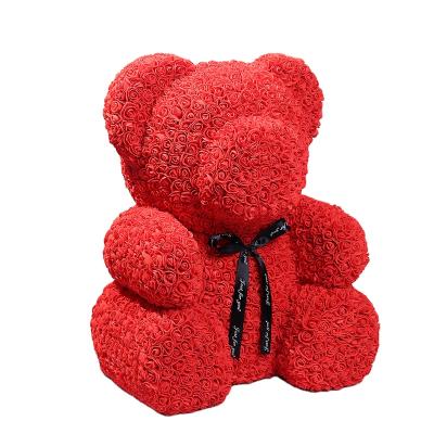 China Best Gift AMAZONE Best Seller 70 cm Rose Bear Colorful Teddy Bear Gift With Gift Box for sale