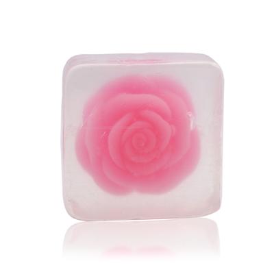 China Custom Rose Oil Base Cleansing Natural Essence Whitening Moisturizing Cleansing Soap for sale