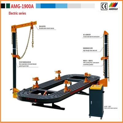 China Car Body Straighting Bench Amerigo AMG-1900A Automatic Chasis Straightening Machine / Frame Machine for sale