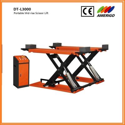 China Auto Maintenance Amerigo CE Certified CE Certified Mid Rise Portable Scissor Car Lift for sale