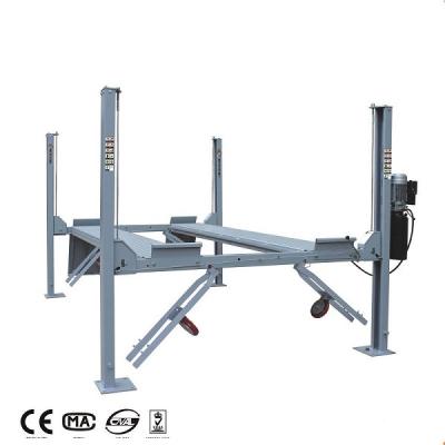 China Automatic Parking Lift Four Post Car Storage Garage Parking Lift 7,700 lbs. Capacity for sale