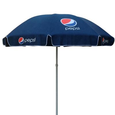 China 6.5' Modern Beach Umbrella with Custom Printing for Outdoor Sun Shade Patio Cafe Drink Umbrella for sale