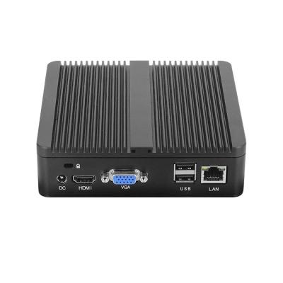 China For Home and Student Portable Mini Fanless Case Metal Linux WIFI Status Storage Industrial Series Cheap PC for sale