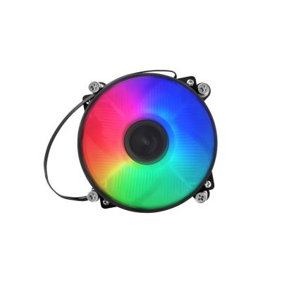 China CPU Cooler Fan PC Case Quiet Color RGB Lightweight Aluminum Down Pressing Type CPU DC Fan 1151 for sale